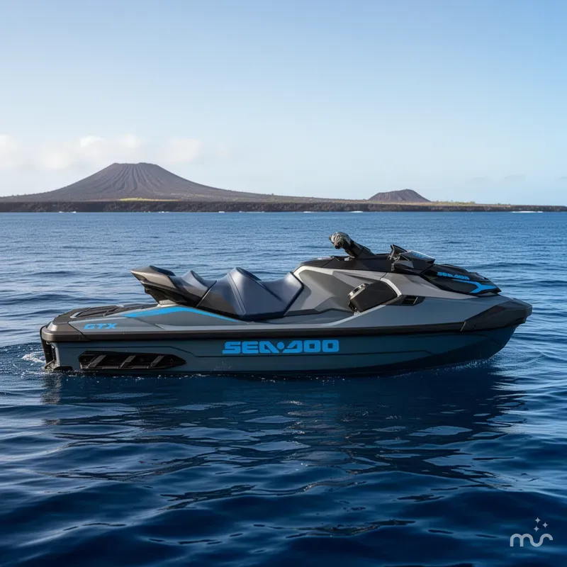 Slide: The Image of Sea-Doo GTX 170 Tech Package, Audio, iDF, iBR 2026 - 2