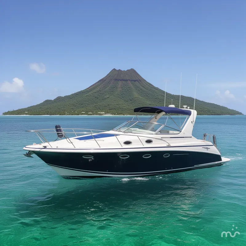 Slide: The Image of Chris-Craft 320 Express Cruiser 1999 - 1