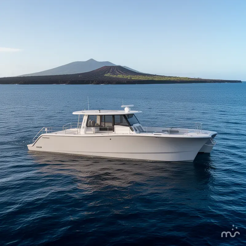 Slide: The Image of Front Runner 43 Catamaran 2025 - 2