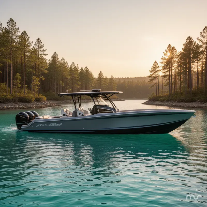 Slide: The Image of Nor-Tech 390 Sport Center Console 2022 - 2