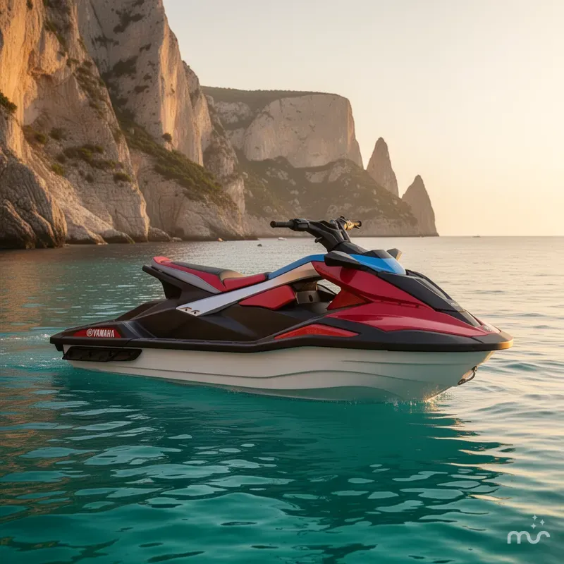 Slide: The Image of Yamaha JETBLASTER DLX 3-IMPERIAL RED/BLACK 2025 - 2