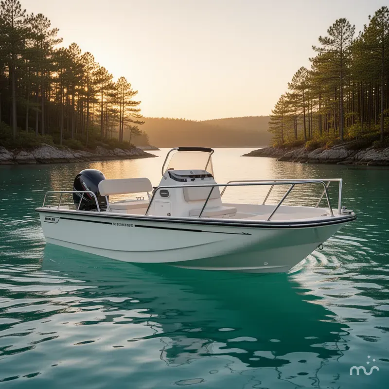 Slide: The Image of Boston Whaler 150 Montauk 2026 - 2