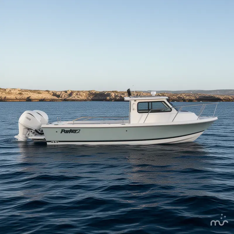 Slide: The Image of Parker Marine 247 Explorer TWIN 150S AND AIR COND. 2026 - 2