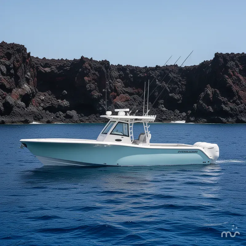 Slide: The Image of Everglades 375 Center Console 2026 - 2