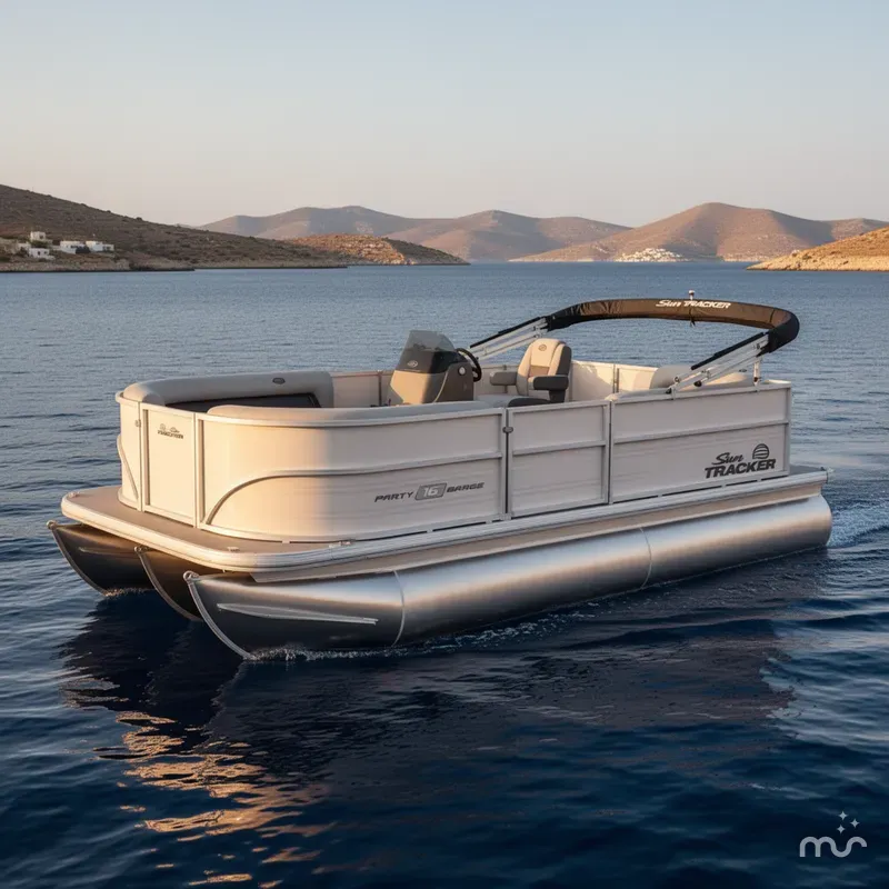 The Image of Sun Tracker Party Barge 16 DLX 2026 - 0