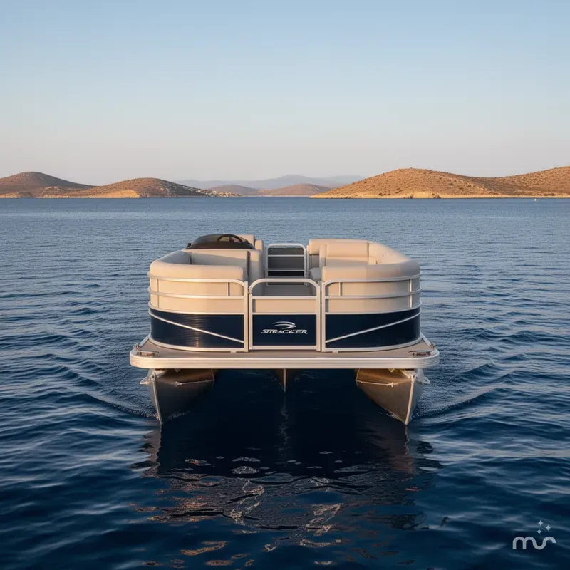 Slide: The Image of Sun Tracker Party Barge 16 DLX 2026 - 3