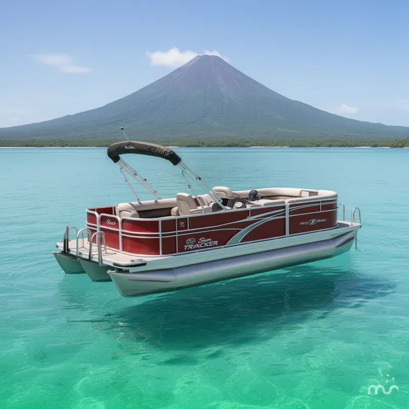 The Image of Sun Tracker Party Barge 18 DLX 2026 - 0