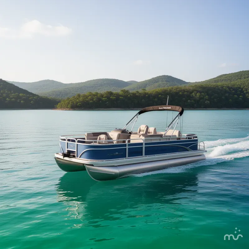 Slide: The Image of Sun Tracker Fishin' Barge 20 DLX 2026 - 4