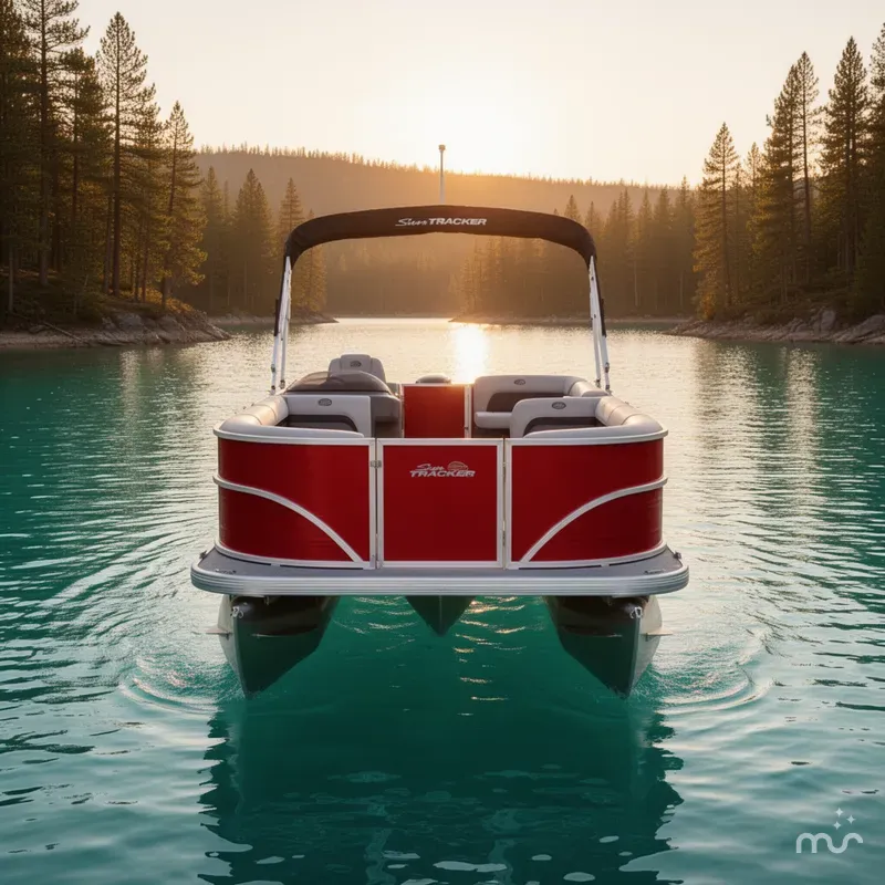 Slide: The Image of Sun Tracker Party Barge 18 DLX 2026 - 3