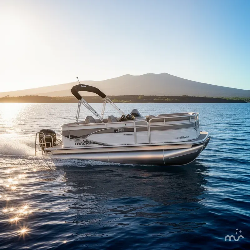 Slide: The Image of Sun Tracker Party Barge 16 DLX 2026 - 4
