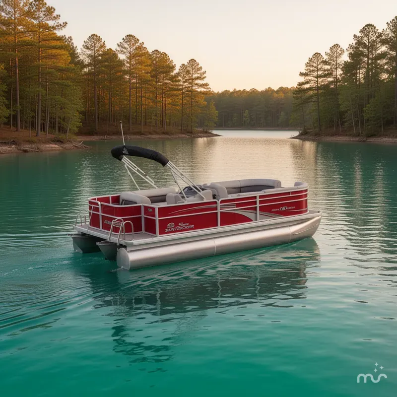 The Image of Sun Tracker Party Barge 18 DLX 2026 - 0