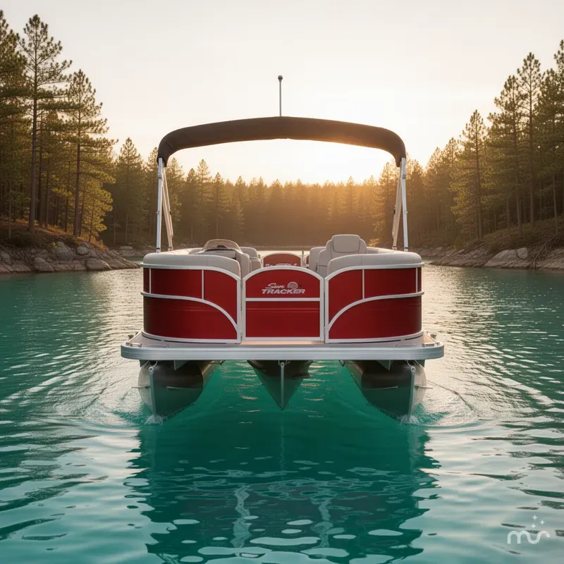 Slide: The Image of Sun Tracker Party Barge 18 DLX 2026 - 3