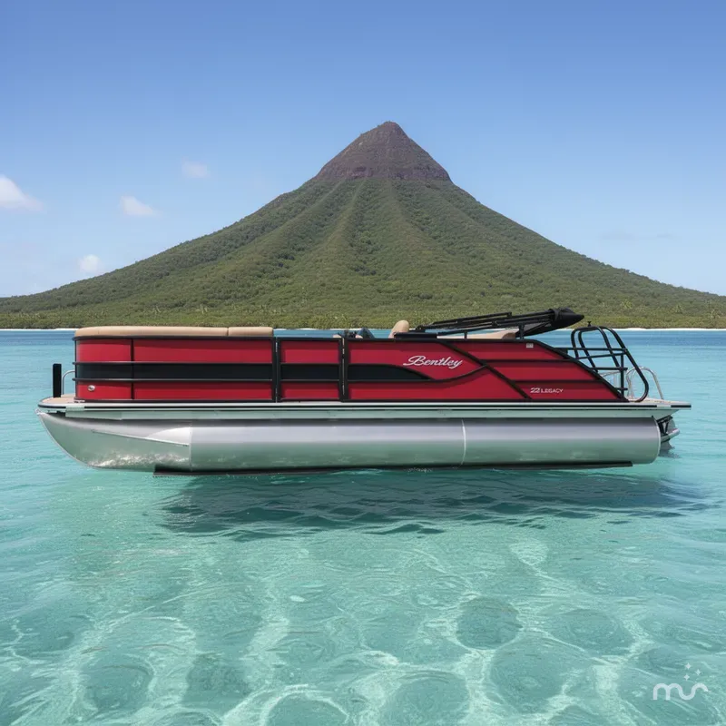 Slide: The Image of Bentley Pontoons Legacy 223 Swingback 3/4 Tube 2026 - 2