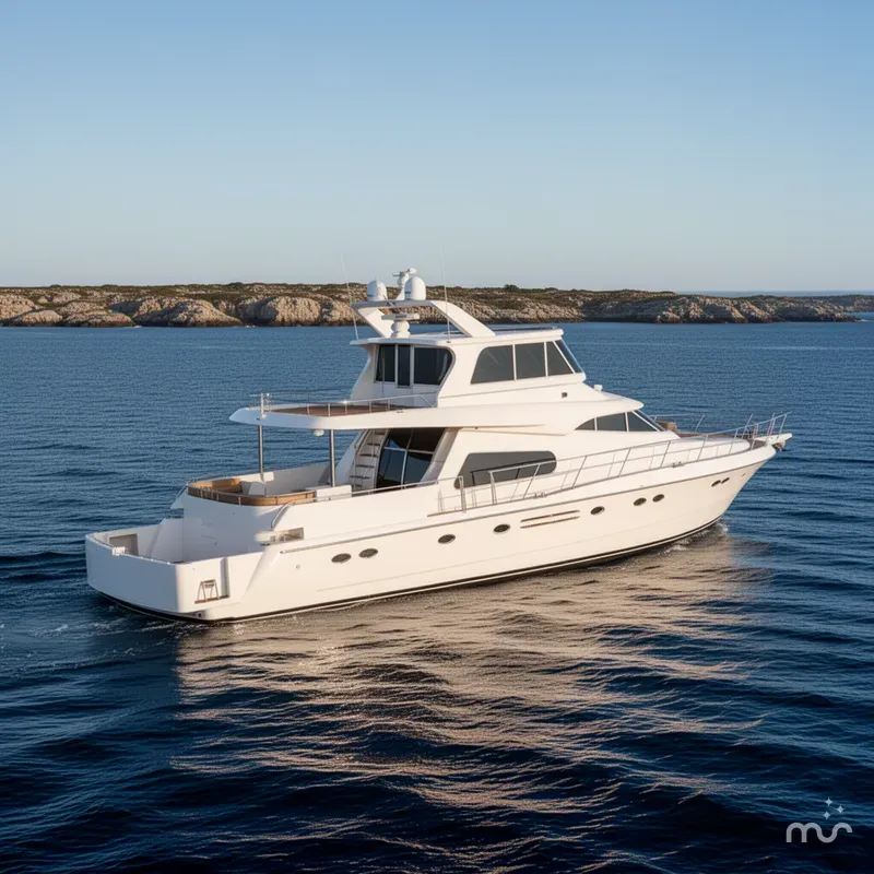 Slide: The Image of Johnson Pilothouse 70 Motor Yacht 2002 - 2