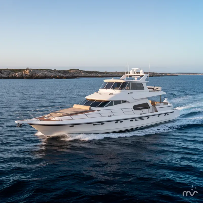 Slide: The Image of Johnson Pilothouse 70 Motor Yacht 2002 - 4
