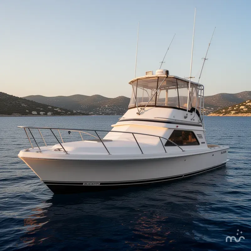 Slide: The Image of Blackfin 33 Flybridge 1991 - 2