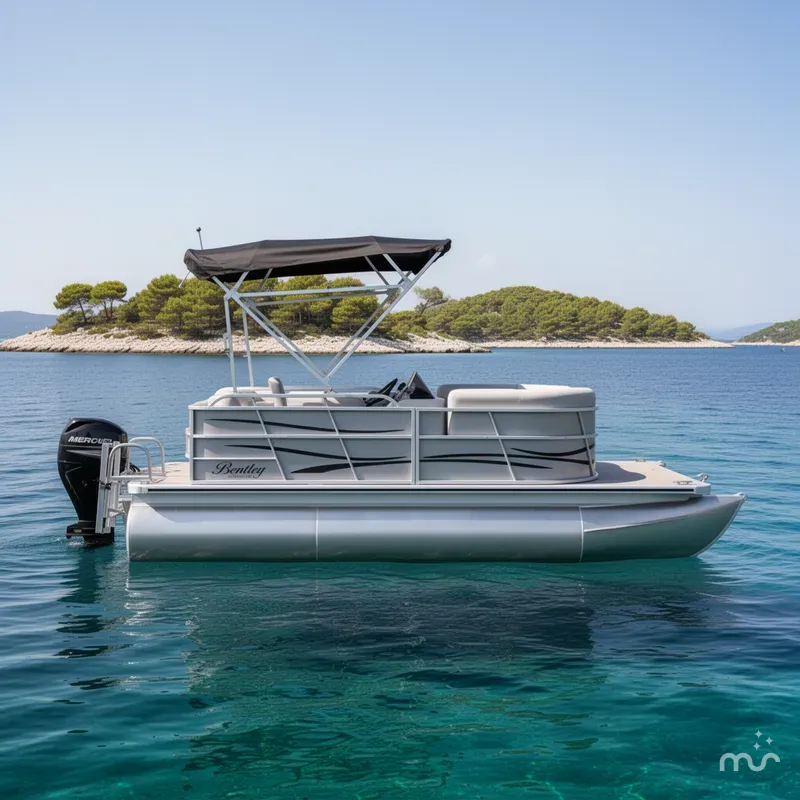 Slide: The Image of Bentley Pontoons 180 CRUISE 2018 - 2