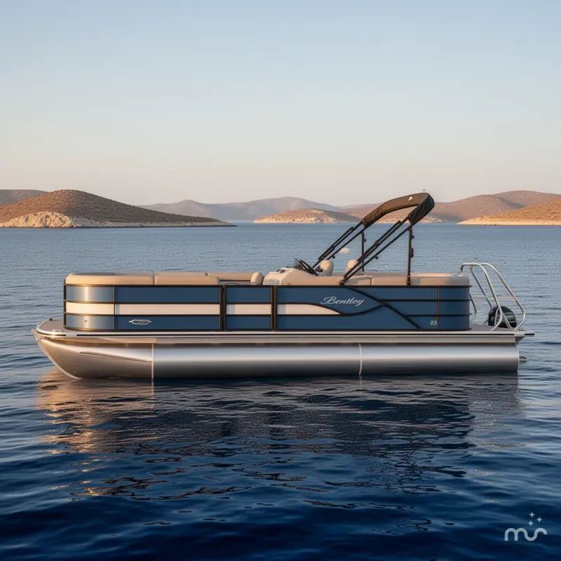 Slide: The Image of Bentley Pontoons Legacy 223 Navigator 2026 - 2