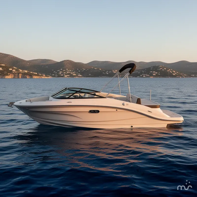Slide: The Image of Sea Ray SPO210 2026 - 2