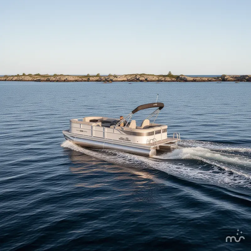 Slide: The Image of Sun Tracker Party Barge 20 DLX 2026 - 4