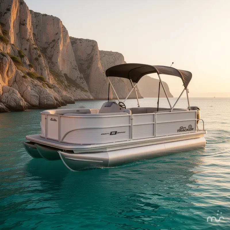 The Image of Sun Tracker Party Barge 16 DLX 2026 - 0