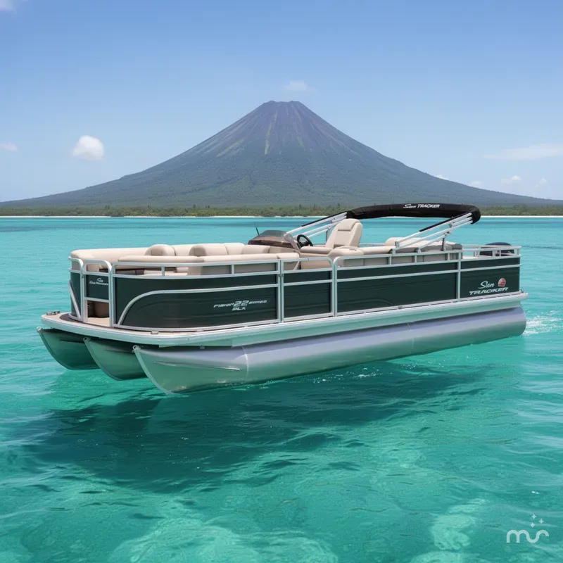 The Image of Sun Tracker Fishin' Barge 22 DLX 2025 - 0
