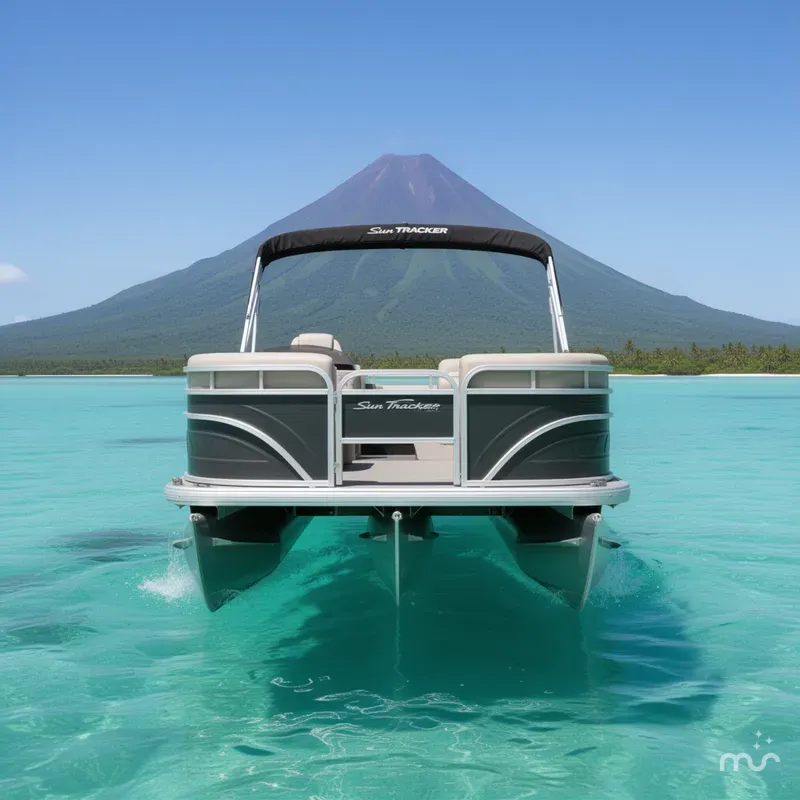 Slide: The Image of Sun Tracker Fishin' Barge 22 DLX 2025 - 1
