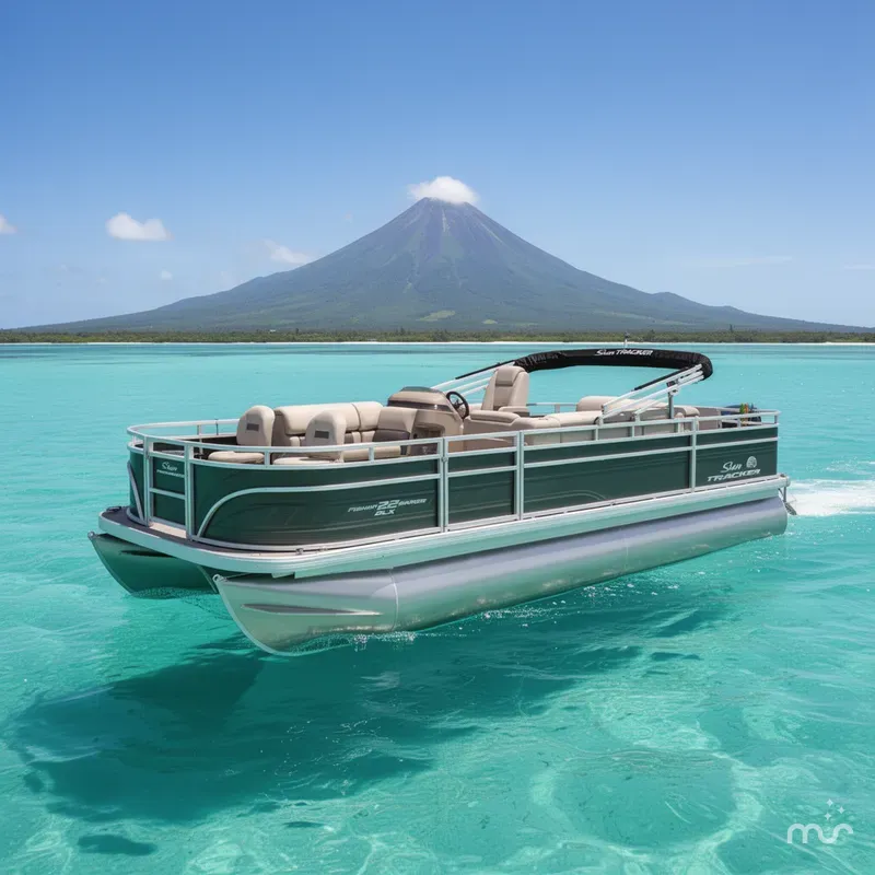 Slide: The Image of Sun Tracker Fishin' Barge 22 DLX 2025 - 4
