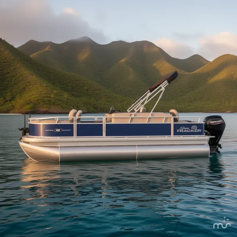 Slide: The Image of Sun Tracker Bass Buggy 18 DLX 2026 - 2
