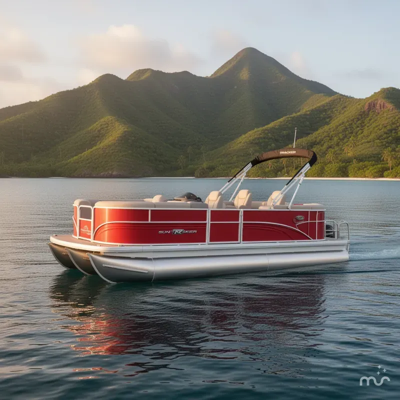 The Image of Sun Tracker Party Barge 22 DLX 2026 - 0