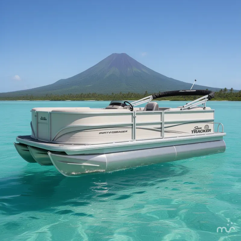 The Image of Sun Tracker Party Barge 16 DLX 2026 - 0