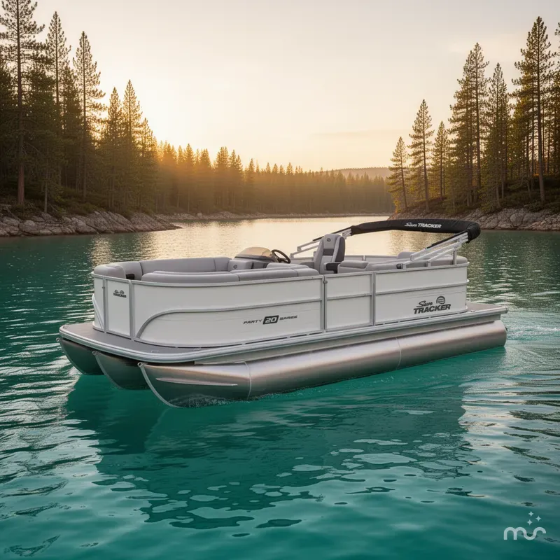 The Image of Sun Tracker Party Barge 20 DLX 2026 - 0