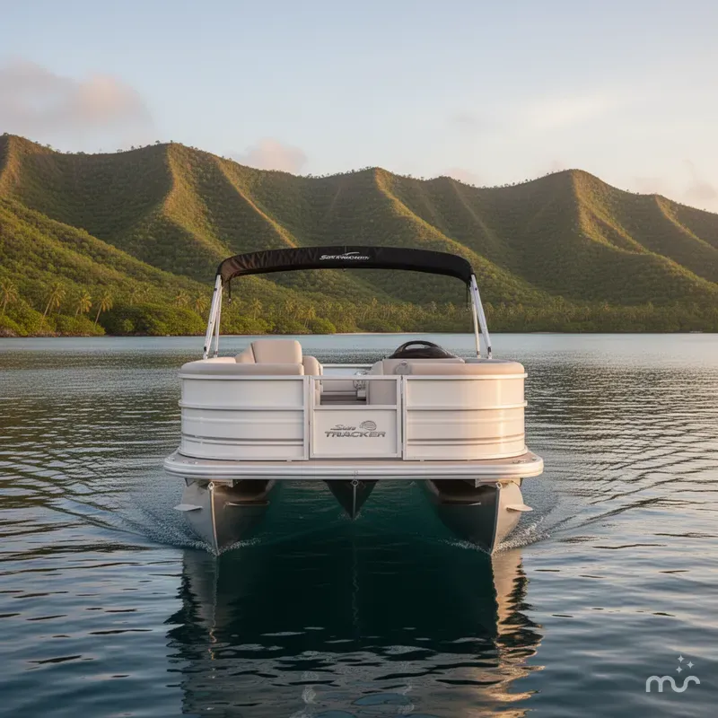 Slide: The Image of Sun Tracker Party Barge 20 DLX 2026 - 1