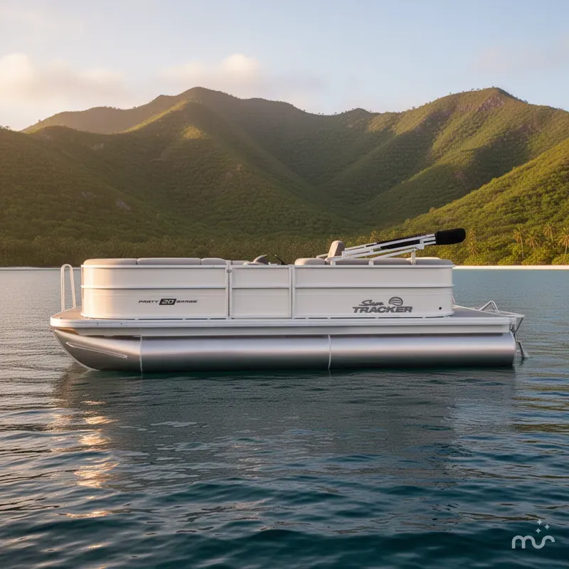 Slide: The Image of Sun Tracker Party Barge 20 DLX 2026 - 2