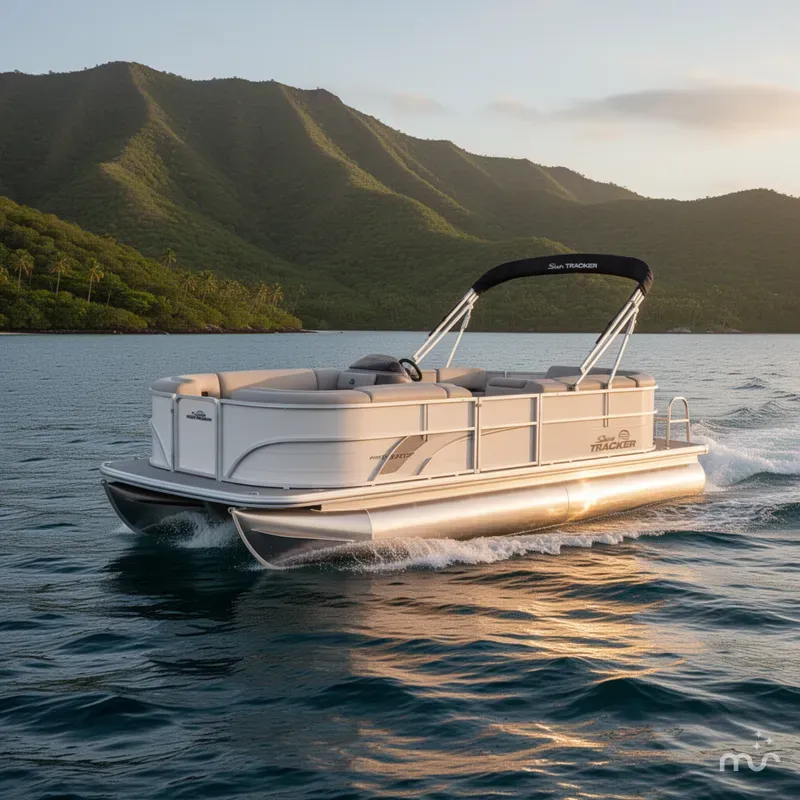 Slide: The Image of Sun Tracker Party Barge 20 DLX 2026 - 4