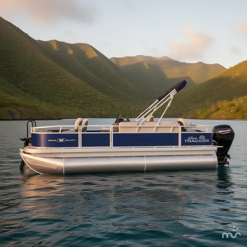 Slide: The Image of Sun Tracker Bass Buggy 18 DLX 2026 - 2