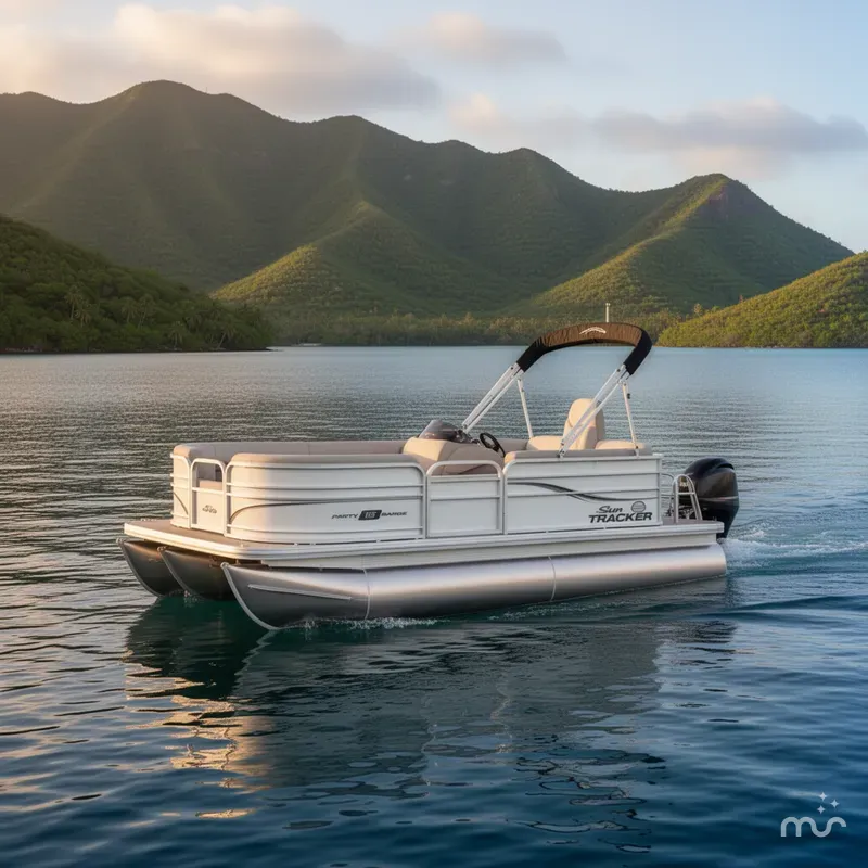 The Image of Sun Tracker Party Barge 16 DLX 2026 - 0