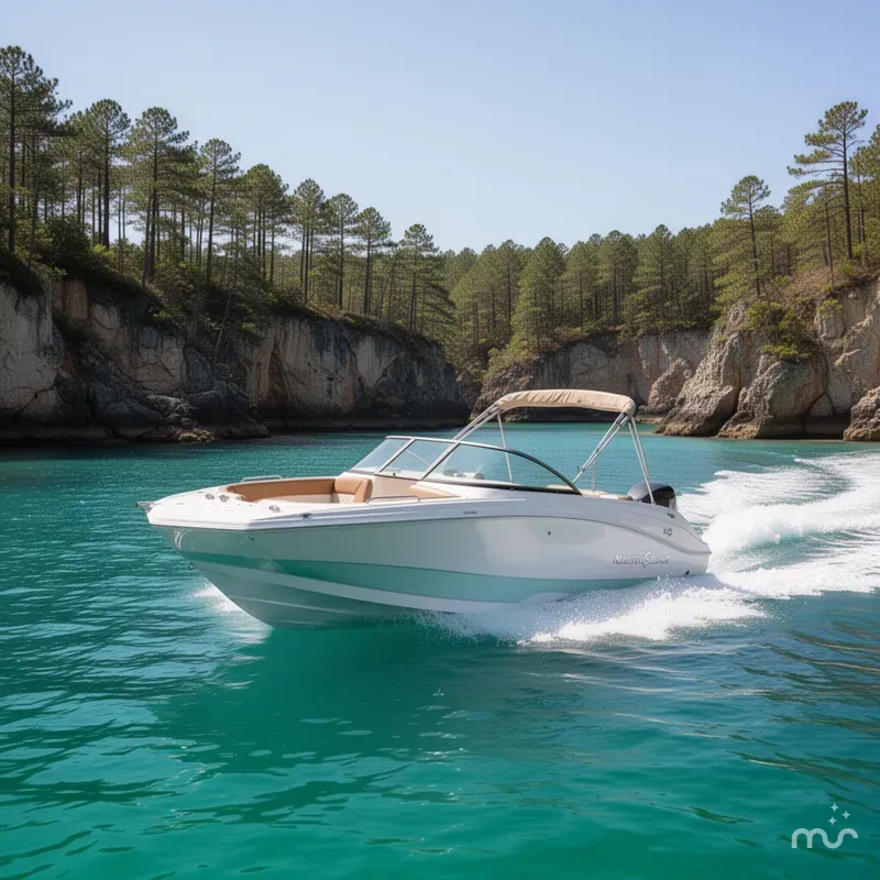Slide: The Image of NauticStar 223DC Deck 2026 - 2