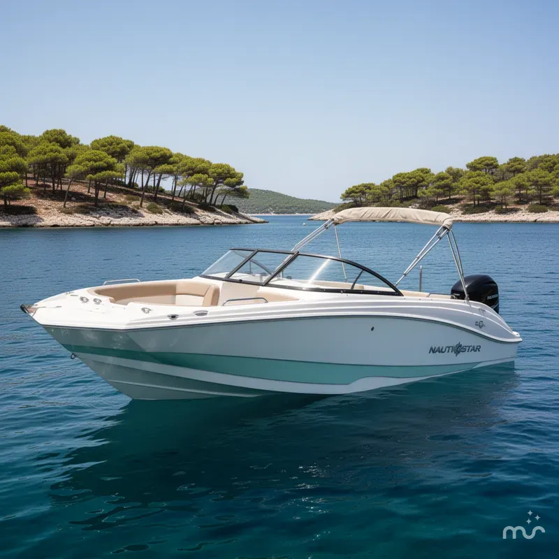 Slide: The Image of NauticStar 223DC Deck 2026 - 2
