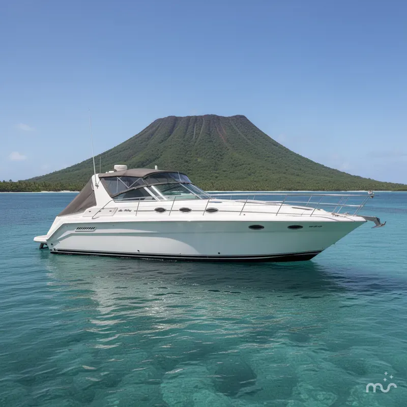 Slide: The Image of Sea Ray 370 Express Cruiser 1994 - 2
