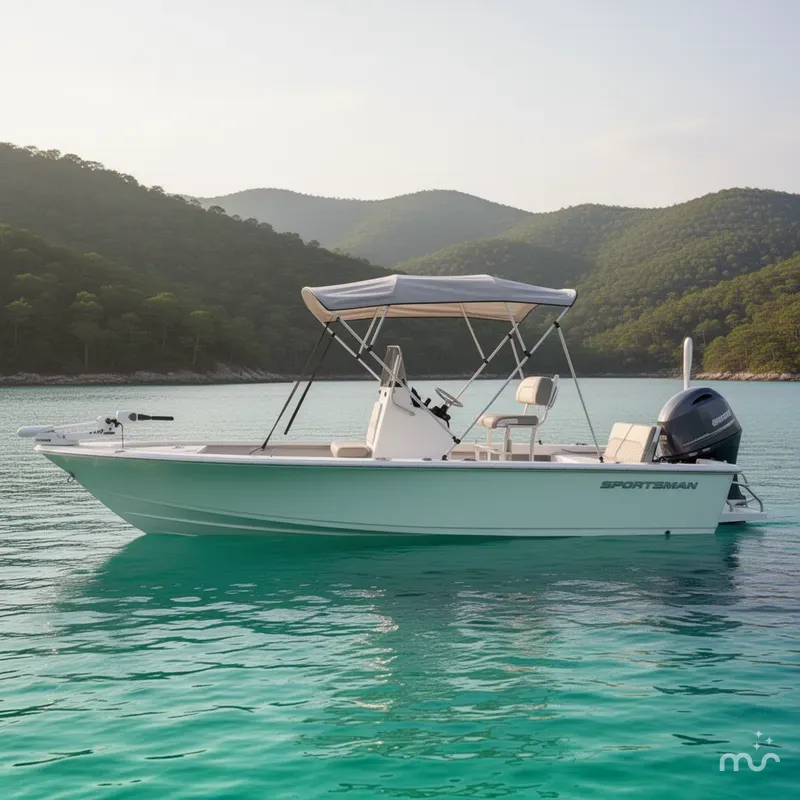 Slide: The Image of Sportsman Masters 207 Bay Boat 2015 - 2