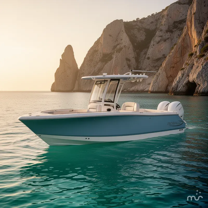 Slide: The Image of Robalo R250 Center Console 2024 - 2