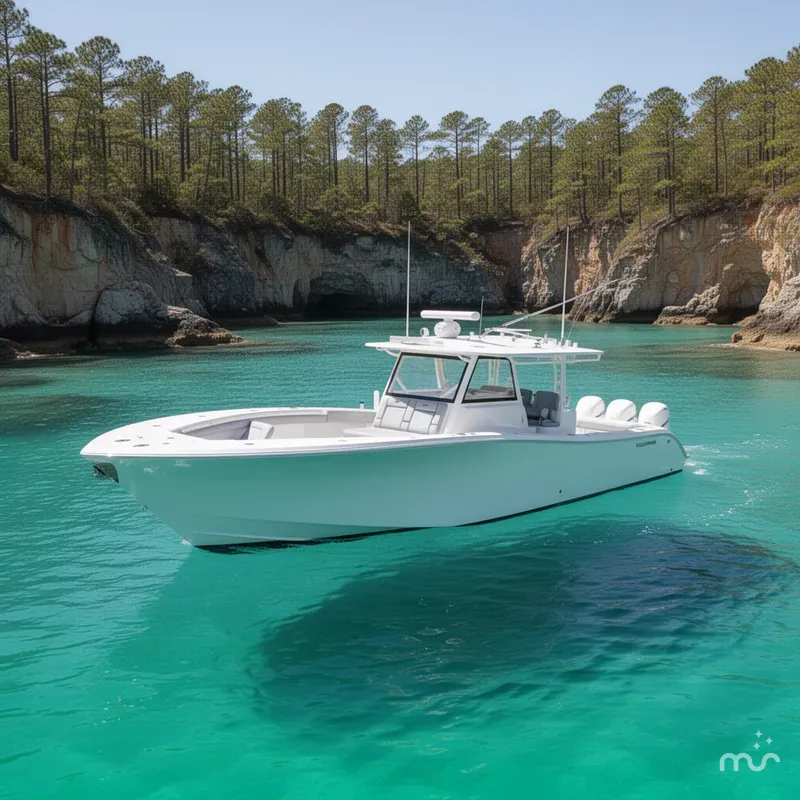 Slide: The Image of Yellowfin 42 Offshore 2022 - 2