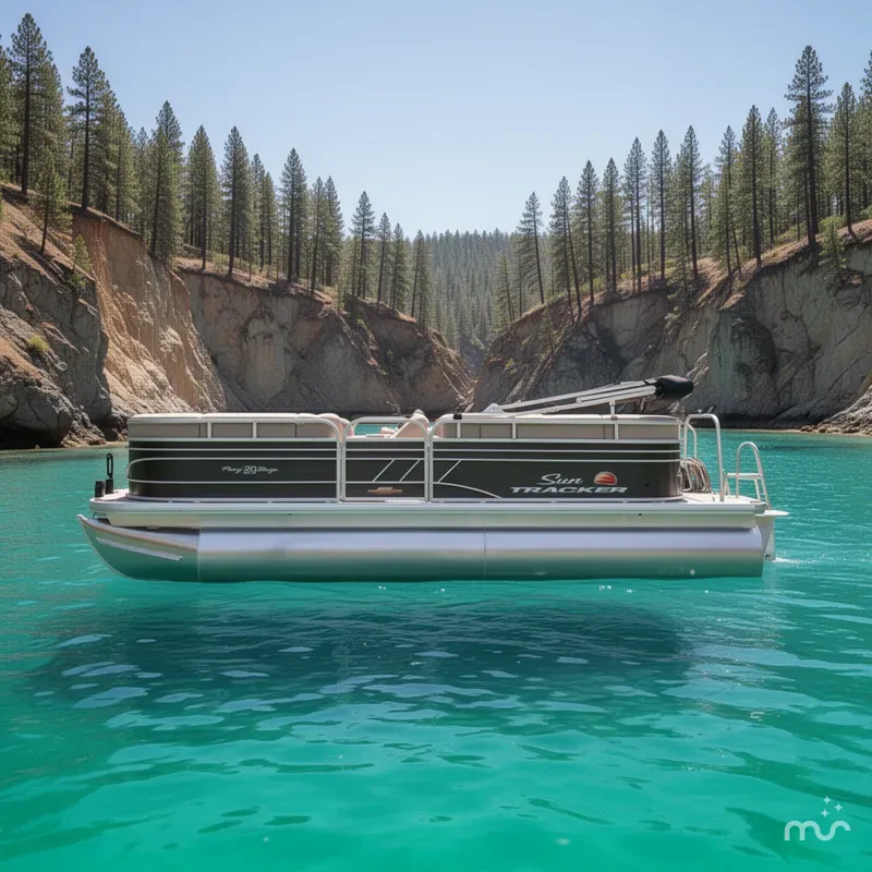Slide: The Image of Sun Tracker Party Barge 2023 - 2