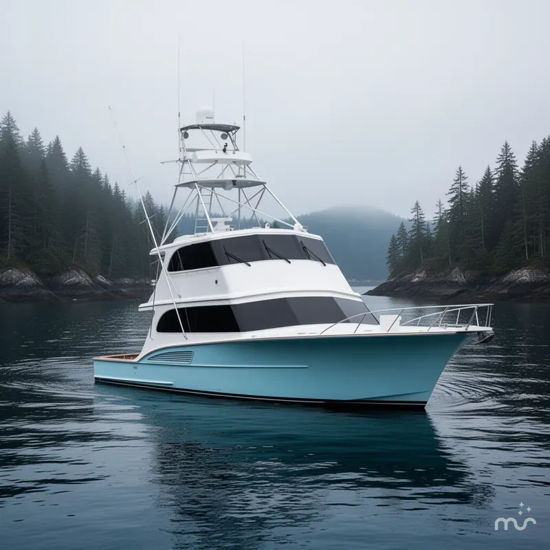 Slide: The Image of Buddy Davis 78 Sportfisherman 2000 - 4