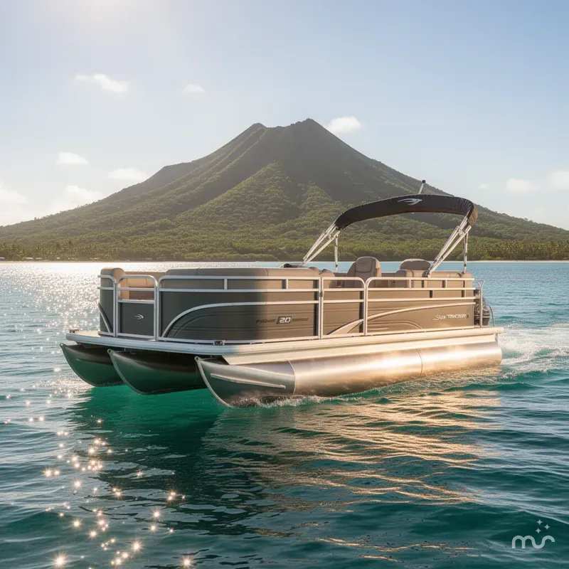 Slide: The Image of Sun Tracker Fishin' Barge 20 DLX 2026 - 2