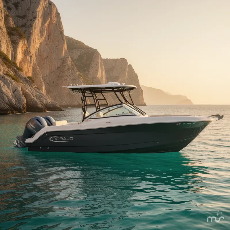 Slide: The Image of Robalo R247 Dual Console 2021 - 2
