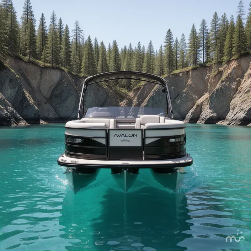 Slide: The Image of Avalon 2585 EXCALIBUR LTD FLEX LOUNGE WINDSHIELD 2026 - 1