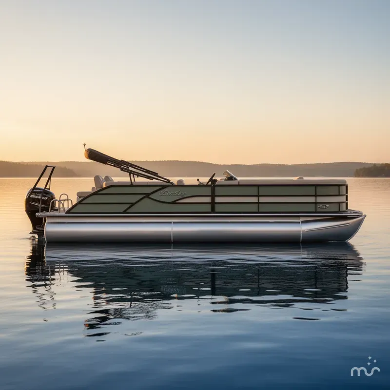 Slide: The Image of Bentley Pontoons 223 Legacy Swingback 2026 - 2