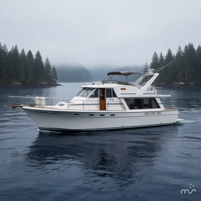 Slide: The Image of Bayliner 4518 Motoryacht 1989 - 2